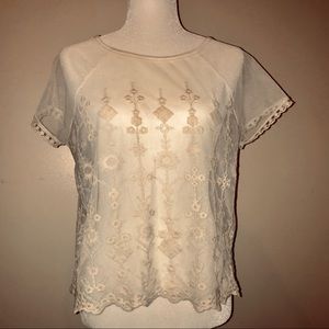 Vintage off white top.